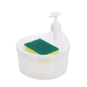 Liquid Soap Dispenser Press Box Multipurpose 100g Automatisk diskmedel Handrensare transparent flaskan Hållbar PE