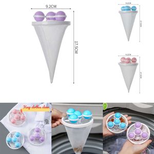 2024 Floating Hair Filtering Mesh Removal Washing Machine Pet Fur Hair Removal Trap Reusable Mesh Dirty Collection Bag Cleaning Balls