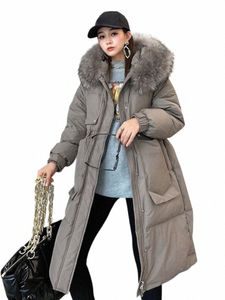 2022 x-lg jaqueta de inverno feminina 90% pato branco para baixo casaco sólido real natural gola de pele de raposa quente outerwear streetwear novo fi w2u1 #