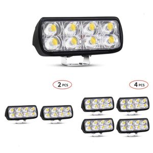 Paliwo samochodowe Filtermini 8LED Super Bright Offroad Srobe LED Work Light BASK BEAM SPOT DRL 4X4 LED FOG Light ATV LED Bar dla samochodu LADA TRUCK