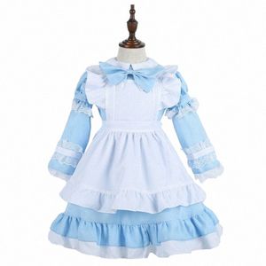 Alice Party Girls Wderland Dr Carnaval Stage Performance Prom Party Fancy Costume Princ Dres Art Shooting Clothes D w1wr #