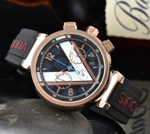 New 2024 Luxurious Designer Quartz Movement Watches Men High Quality Luxury Mens Watch Multi-function Montre Clocks Free Shipping