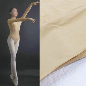 Fabric Nude Spandex Fabric Elastic for Making Dancer Latin Cloth High Stretch 60" Wide By Yard