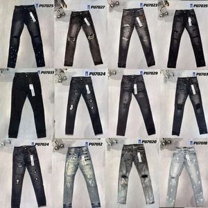 Kot poral denim pantolonlar erkekler mor kot tasarımcı jean erkek pantolon üst düzey düz tasarım retro sokak kıyafeti gündelik eşofmanlar joggers pant 465