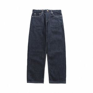 qua carga jeans dos homens outono inverno retro casual solto em linha reta perna larga calças jeans calças masculinas m3K8 #