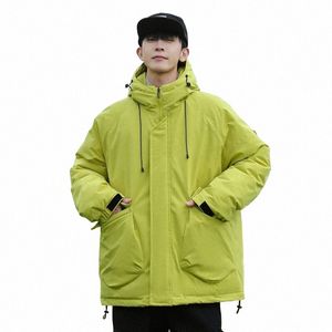 outdoor Padding Coat Men's Winter Breathable Casual Streetwear Travel Windbreaker Warm Mountaineering Lg Sleeve Clothing M-3XL 43Sf#