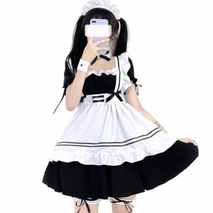 milagre Nuannuan viaja ao redor do mundo Red Wine Sweetheart Maid Costume Lolita Cute Maid Costume Cosplay Mobile Game l0TJ #
