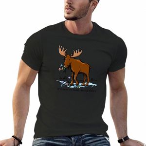 its Okay to Make Moosetakes T-Shirt tees summer clothes blacks animal prinfor boys plain black t shirts men 52Vf#