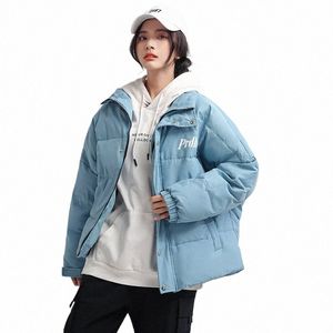 Inverno estilo quente fi marca para baixo homens senhora coreano fi grande carta jaqueta jovem tendência ao ar livre casual wear bom tecido venda q9WW #