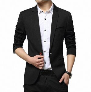 Blazer masculino fino busin casual blazer para homens marca masculino formal terno designer jaqueta primavera plus size 5xl casaco agradável outono u1w1 #