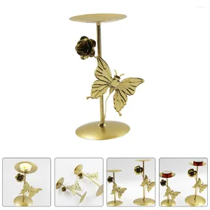 Candle Holders Wrought Holder Stands For Pillar Candles Tall Coffee Table Decor Conical Desk Tealight