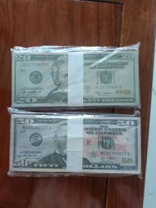 Fake Money Movie Prop Money Banknote Party 10 20 50 100 200 US Dollar Euros pound English banknotes Realistic Toy Bar Props Copy Currency Faux-billets 100 PCS/Pack