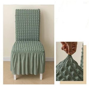 Pokrywa krzesła elastyczna pokrywa siedzenia rozciągnięcie ochraniacza ślubnego miękkie zużycie odporna na bankiet na bani