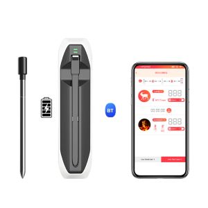 Mätare trådlös köttmattermometer för ugnsgrill BBQ Rökare Kök Smart Digital Bluetooth Barbecue Thermometer Temperaturmätare