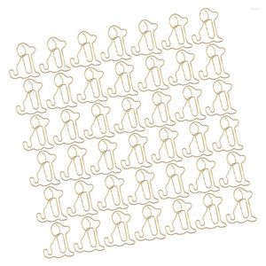 Frames 100 Pcs Sitting Dog Paper Clip Folder Cute Clips Modeling Metal Creative Document Paperclips Office For