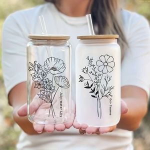 1PC, DIY Glass Cup, spersonalizowany kubek, propozycja druhny, przychylność imprezowa, ona, odpowiednia jako prezenty na Boże Narodzenie, Halloween, wesela, Święto Dziękczynienia i inne