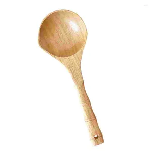 Spoonsuoni a fenditura in legno Spoon Sauna Water Bailer Dipper