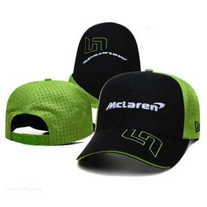 McLaren Ball Caps Streetwear Outdoor Sport Auto Team F1 Racing Hut Baseball Cap Baumwolle bestickt Snapback für McLaren Abzeichen Motorrad Geschenk Mann 185