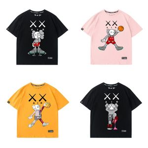 Mandkaws T-Shirt 2020 Sommer Jugend lose große Baumwolle kurze Ärmel für Jungen und Mädchen8852663