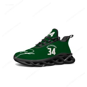 Basketball Milwaukees Flats Sneakers Męskie damskie buty sportowe giannis anteokounmpo nr 34 Sample Mesh Footwear Niestandardowe buty