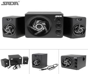 SADA D209 Alto-falante portátil de madeira USB20 Subwoofer para computador com plugue de áudio de 35 mm para PC laptop MP3 celular MP4 PMP7262900460