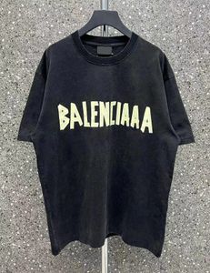 男性TシャツデザイナーbaショートスリーブTシャツプルオーバーピュアコットン温かいゆるい通気性ファッション男性と女性y2k2