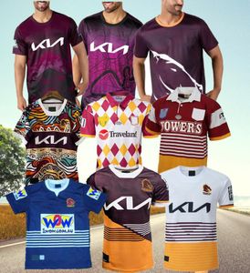 2023 2024 Brisbane Broncos Rugby Jerseys 23/24 Home Away League Shirt Retro 1992 1995 Indigenous Version Special Edition Tee Mens Vest 92 95 _Jersey
