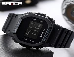 SANDA G Style Digitaluhr Herren Wasserdicht Shock Ms Sport es Boy Girl Electronic masculino Relgio mulher 2103103615928