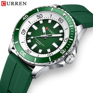 Curren Karien 8448 Men's Sports Tape STORA DIAL MINIMALIST Quartz Watch