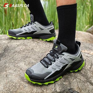Sapatos de fitness baasploa 2024 caminhadas ao ar livre dos homens segurança impermeável anti-skid tênis resistente ao desgaste moda sapato masculino