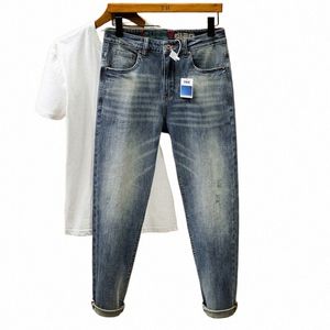 Frühling Neue Qualität Plus Größe Tuch männer Midweight Denim Jeans Amerikanischen Casual Fi Marke Retro Lose Jugend Fi Hosen 48MN #