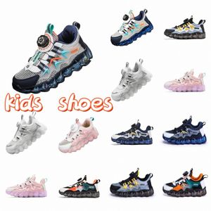 scarpe da ginnastica per bambini casual ragazzi ragazze bambini Trendy Deep Blue Nero arancione Grigio orchidea Rosa scarpe bianche taglie 27-40 S0Lf #