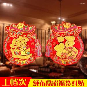 Party Decoration Door Lucky Bag Stickers Creative Year Spring Festival And Arrangement Double