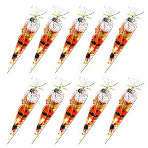 Gift Wrap Halloween Cone Bags Triangle Candy Party Festival Favors 100pcs