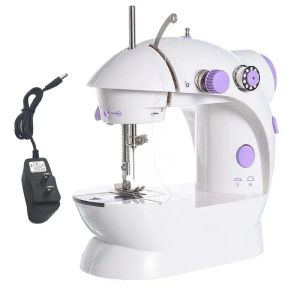 Machines Household Mini Sewing Machines Handheld Sewing Machine With Light Cutter Foot Pedal Portable Electric Sewing Machines