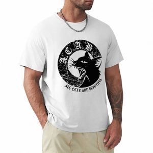 Acab Alla katter är vacker t-shirt grafik plus storlek toppar vanliga t skjortor män k27d#