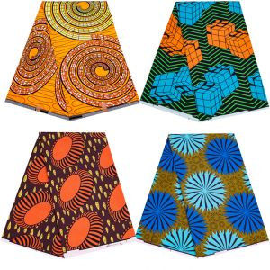 Tecido 2023 africano ancara batik tecido de cera moda impressa costura vestido tissu handmake diy retalhos tanga 100% poliéster qualidade