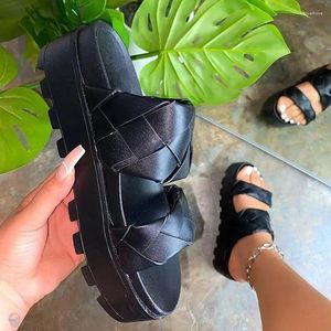 Sandaler Big Size 35-43 Brand Ladies High Platform Fashion Heels Gladiator Women 2024 Beach Wedges Shoes