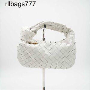 Jodie Bag Bottegvenetas Luxo Baodie Home Woven Mini Couro Branco Bolsas de mão femininas de couro