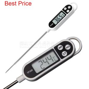 Gauges 100Pcs/lot Digital Food Thermometer Wireless Instant Read TP300 Kitchen Food Probe For Meat Cooking BBQ Temperature