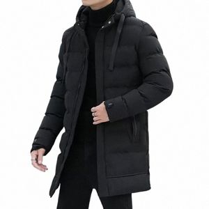 Jaquetas de inverno Homens Com Capuz Casual Lg Down Jackets Mais Grosso Quente Parkas New Masculino Outwear Casacos de Inverno Slim Fit Jaquetas Tamanho 4XL N9rx #