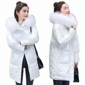 Inverno para baixo jaqueta para mulheres pato para baixo casaco natural racco gola de pele com capuz alta qualidade outwear fi streetwear j4JC #