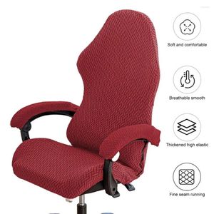 Chair Covers Easy To Install Gaming Protector Thickened Elastic Cover With Zipper Closure For Computer Gamers