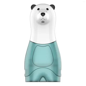 Dispenser di sapone liquido Orso dei cartoni animati Sensore intelligente in schiuma automatico Lavatrice a mano per bambini per cucina Bagno - USB