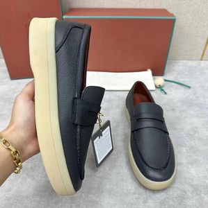 Berömda hösten gentleman män lorpiana sneakers skor charms walk loafers låg topp mjuk ko läder 2023s/s lyx lp oxfords platt slip på gummisula mockasin 39-46