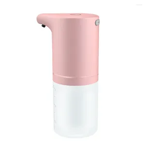 Dispensador de sabão líquido automático sensor de indução infravermelha lavadora de mãos para kitchenbathroom mão-desinfetante touchless rosa