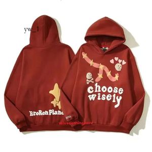 Trasiga planet hoodies grafisk tee designer tryckt mens y2k hoody 3d skum graffiti bokstav tröja hip hop hajujuku break planet pullover kvinnor långärmad kostymer 4480