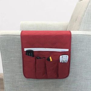 Storage Bags Waterproof Sofa Armrest Organizer 5 Pockets For Phone Book Magazines