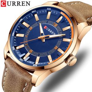 Curren Karien 8390 Business Belt Large Dial Minimalistyczny swobodny zegarek męski