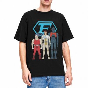 Incrível Captain Future T-Shirts para Homens Mulheres Crew Neck Pure Cott Science Ficti Manga Curta Tees Roupas Originais l4it #